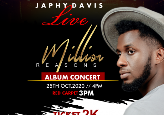 Japhy Davis Live Million Reasons Album Concert